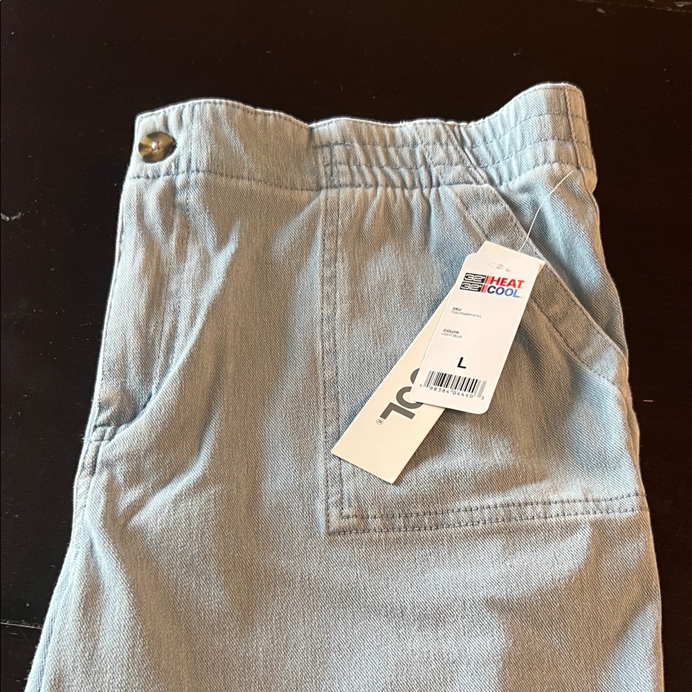 32 Degrees Stretchy Denim Crop Pants
